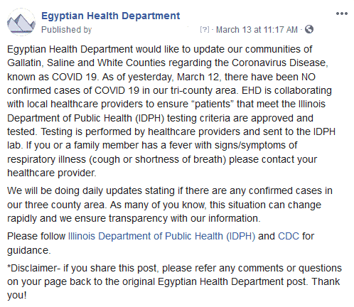 Daily Covid19 Updates - Egyptian Health Department